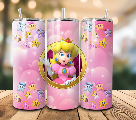 Tumbler design Princess Peach - Digital download