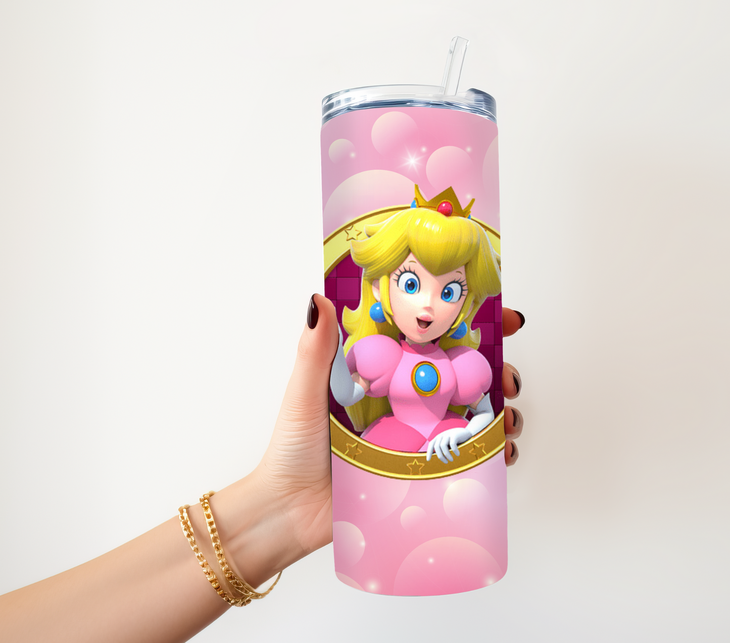 Tumbler design Princess Peach - Digital download