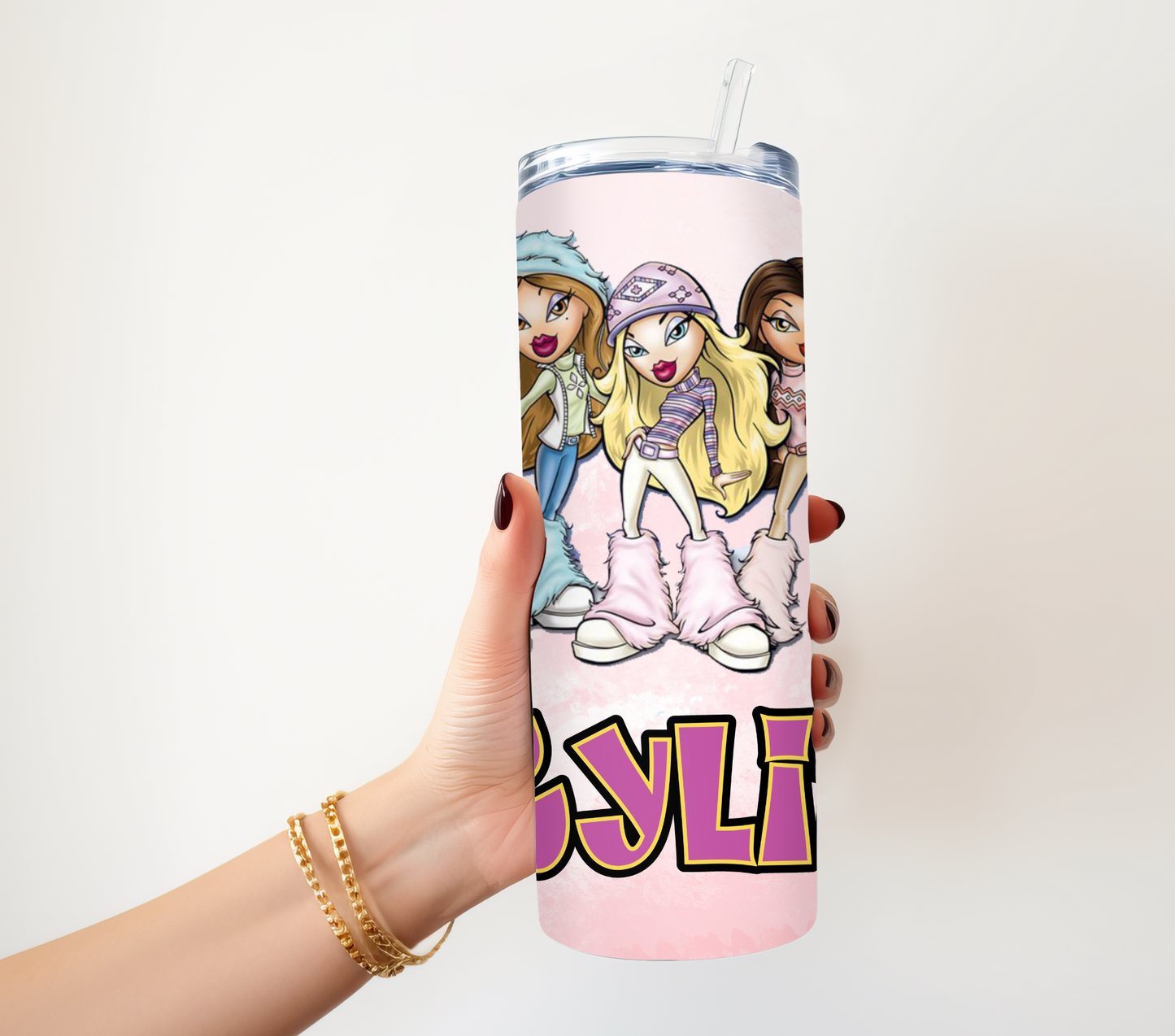 Tumbler design Bratz- Customizable - Digital download