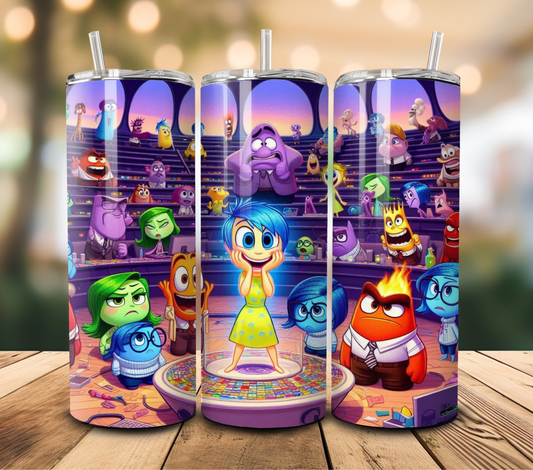 Tumbler design Inside Out - Digital download