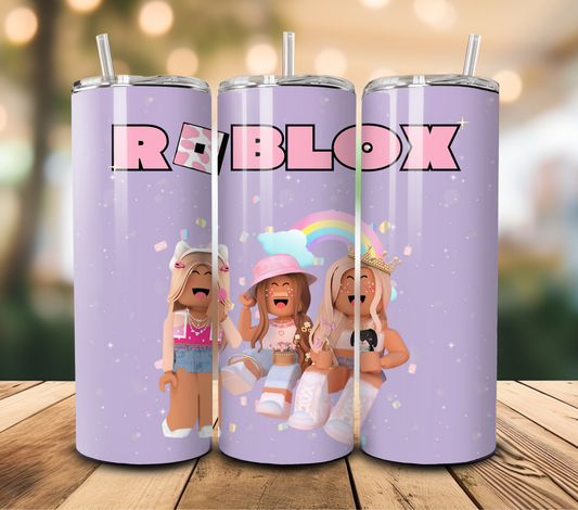 Tumbler design Roblox girls - Digital download