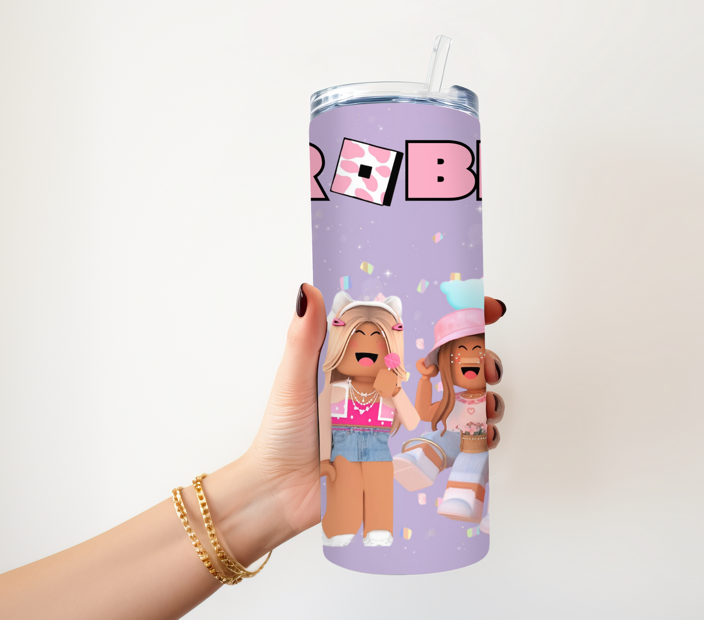 Tumbler design Roblox girls - Digital download