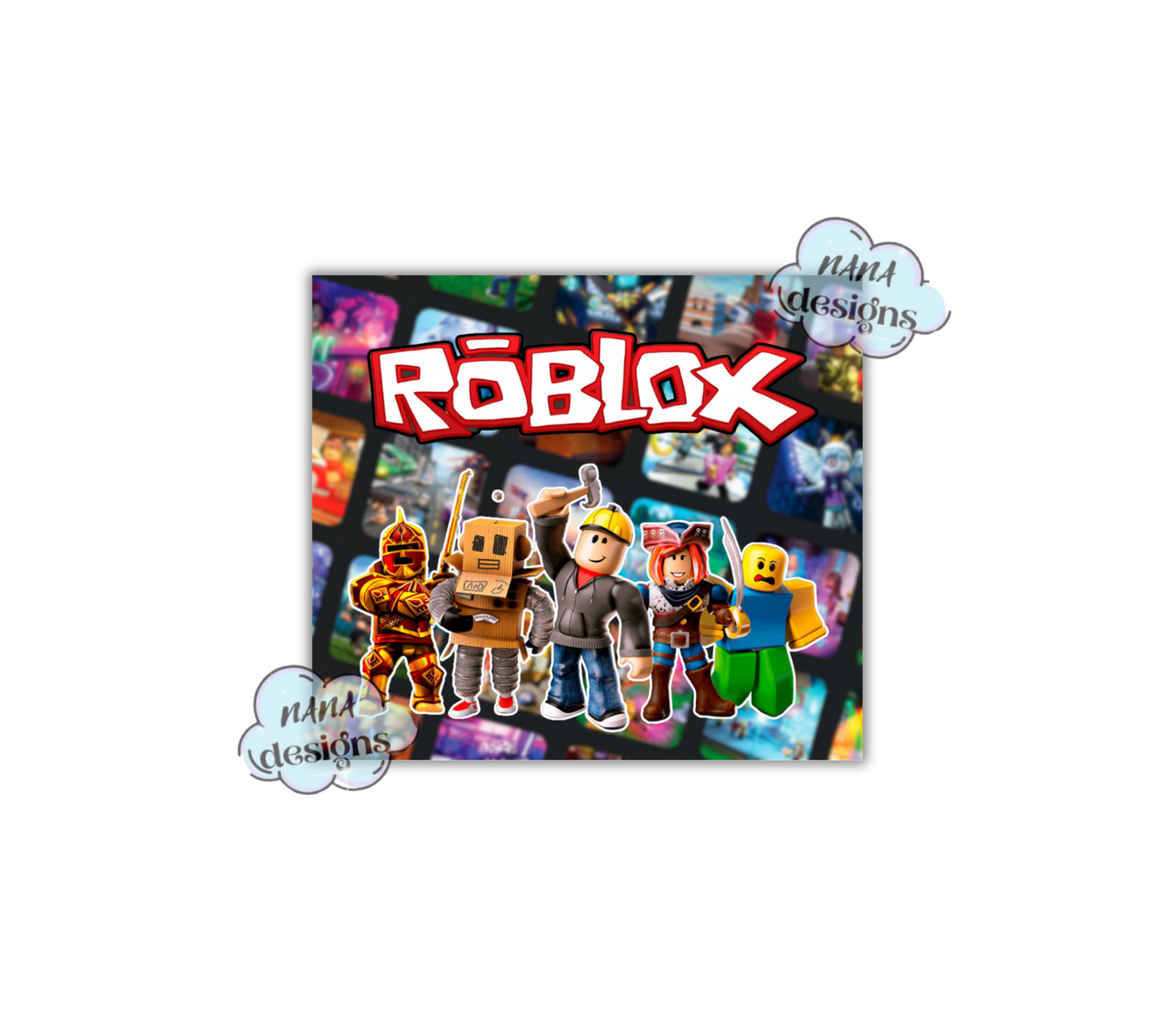 Tumbler design Roblox - Digital download