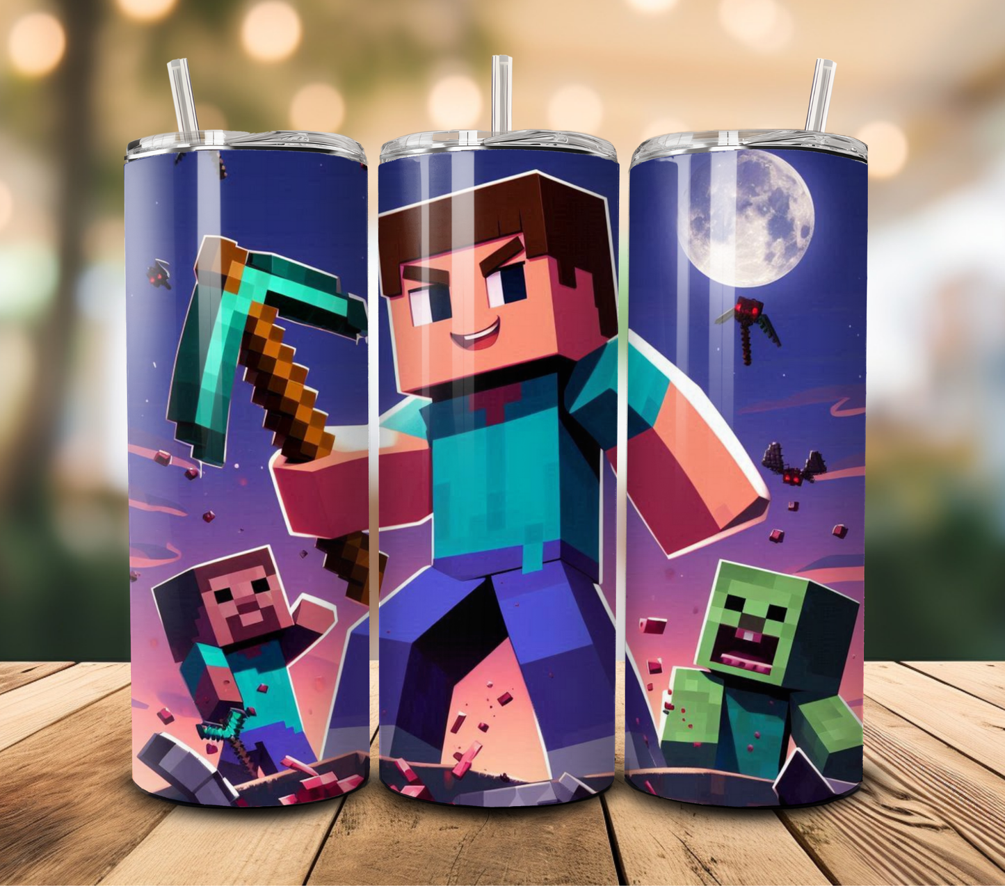 Tumbler design Minecraft - Digital download